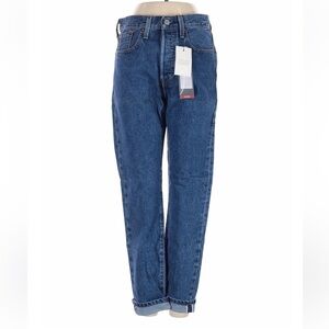 NWT - Levi's women’s 501 medium/dark wash blue jeans Size 25"